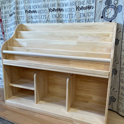 絵本棚 絵本棚上下取り外しタイプ 60日発送 本棚・絵本棚・マガジン