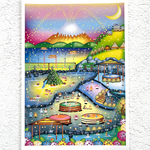 温泉】ポストカード グリーティングカード ポストカード 関琴美 Kotomi