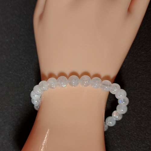 マダガスカル産レインボームーンストーン❇ホワイトラブラド❇幸運を