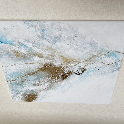 泡沫 -Bay- 】 大きめ/和風/禅/絵画/アート/抽象画/ニュアンス/モダン