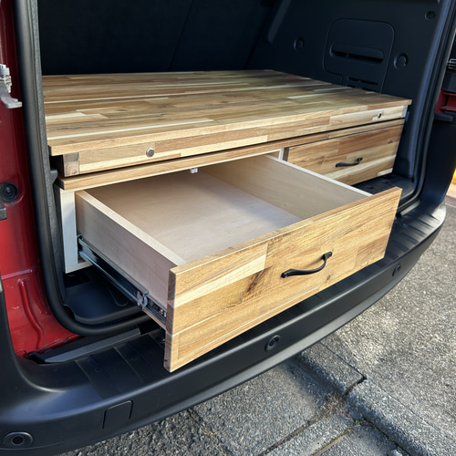 カングー2 トランク収納+折りたたみテーブル 木材・板 todakogei 通販