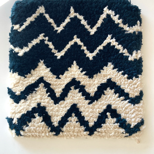 ノッティング織りの椅子敷き_29 クッション・クッションカバー