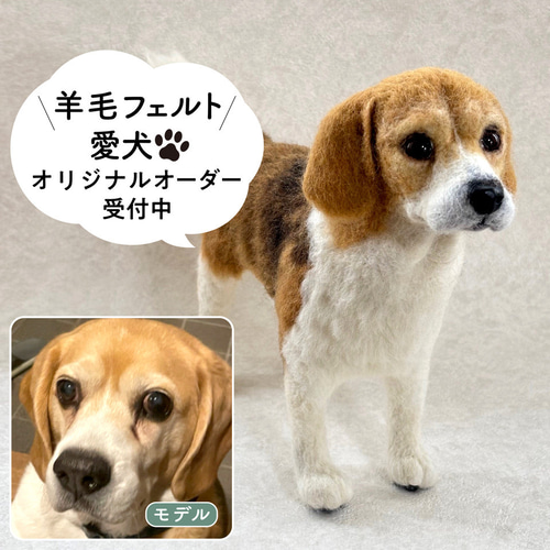 羊毛フェルト【オーダーメイド】うちの子オーダー✴︎犬✴︎愛犬