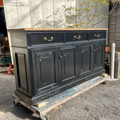 フランスアンティーク家具キャビネットW2000 フレンチシック フレンチ