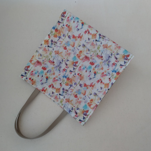 リバティ 〉ラミネート・ミニ紙袋型トートバッグ トートバッグ