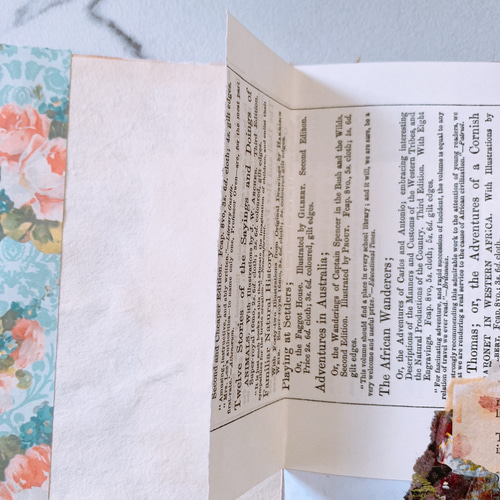 アート⭐︎ジャンクジャーナルブック3冊&リメイクコラージュ封筒の