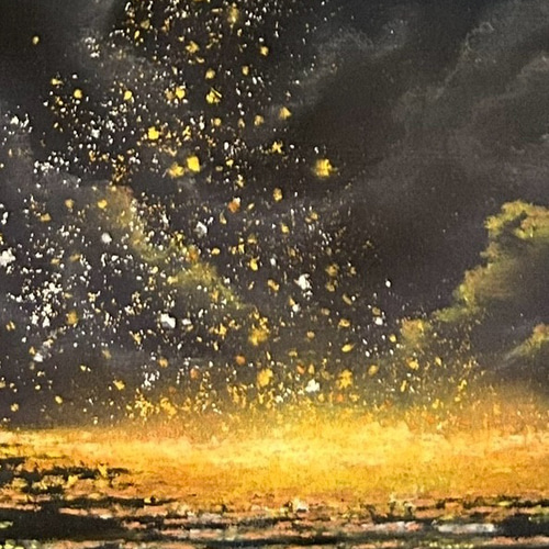 月と星の幻想的なパステル画 原画 絵画 megu 通販 19582400｜Creema