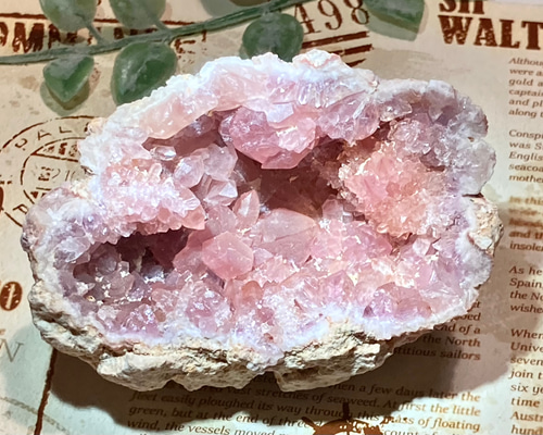 特大ジオード✨ アルゼンチン産 ピンクアメジスト クラスター 原石