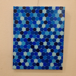 ミックスフラワー アクリルガッシュ キャンバス F12号 小楠アキコ作品