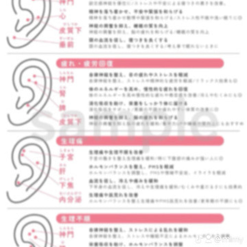 耳つぼジュエリー | 耳ツボ辞典 | 耳ツボマップ イヤリング