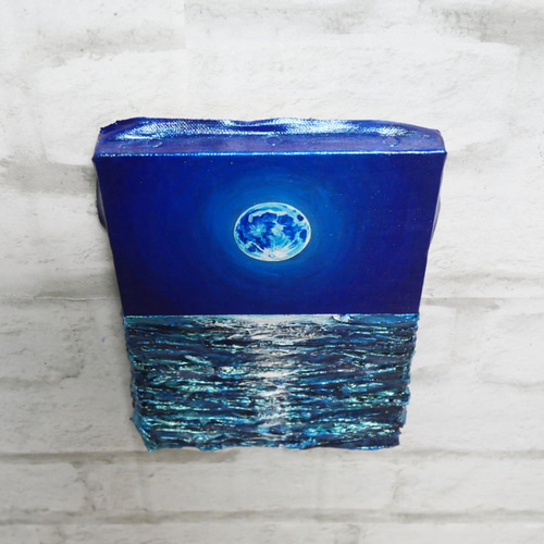 油絵 油彩 油彩画 絵 絵画 SM号【スーパーブルームーン 】 絵画 HR