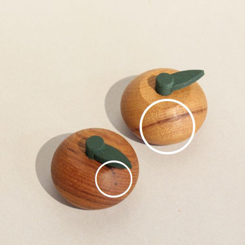 ワケあり】木の鏡餅 Sサイズ｜桐箱入り 木製 かがみもち お正月 飾り