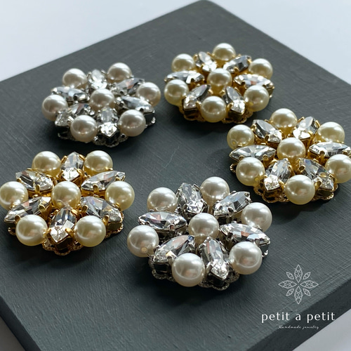 スワロフスキー®︎ ブローチ Allium ギフトボックス付 ブローチ petit