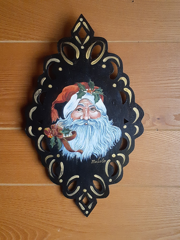 トールペイント サンタクロース 絵画 makochin 通販 12857744｜Creema