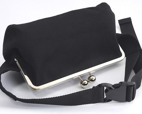 rakusu7529様】がま口ウエストバッグ ハンドメイド rakusu7529様