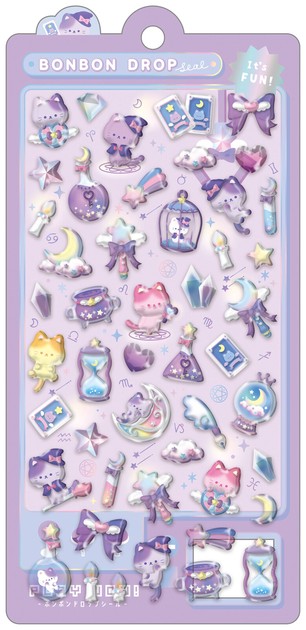 正規品】□2026SS 先行予約□ ボンボンドロップシール まじょねこ