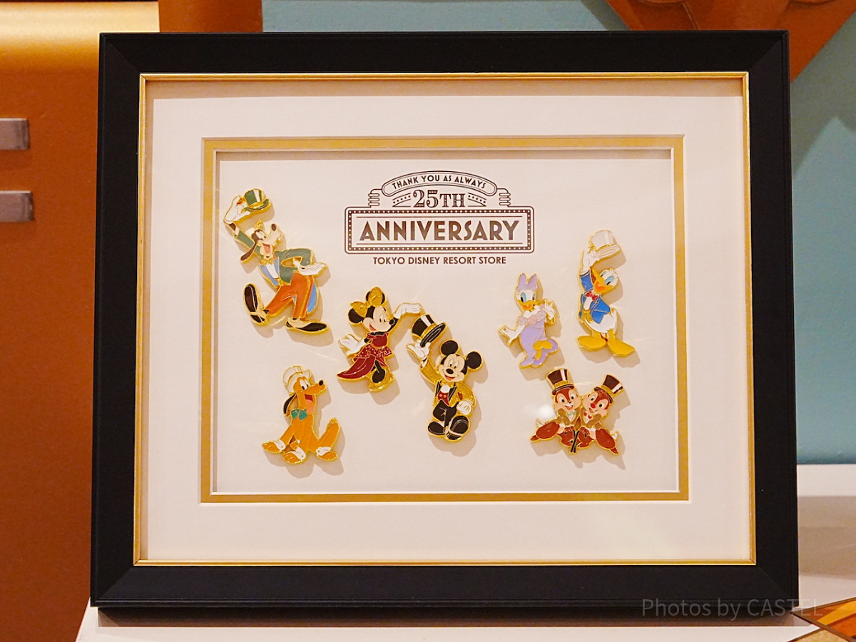 イクスピアリのディズニーストア25周年ピンバッジセット| キャステル