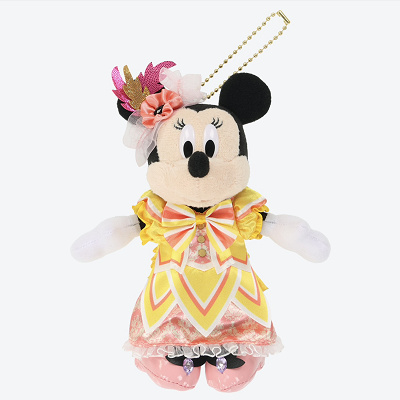 ミニーのぬいぐるみバッジ（マジカルミュージックワールド