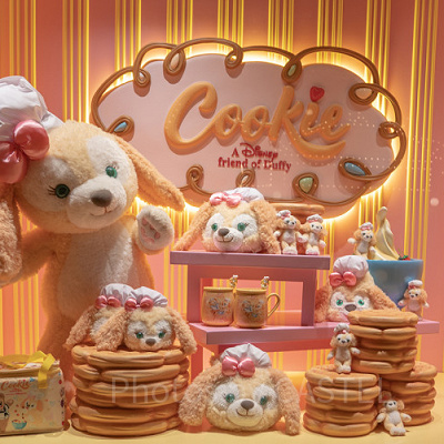 27香港ディズニーランドのダッフィーとクッキー・アン| キャステル