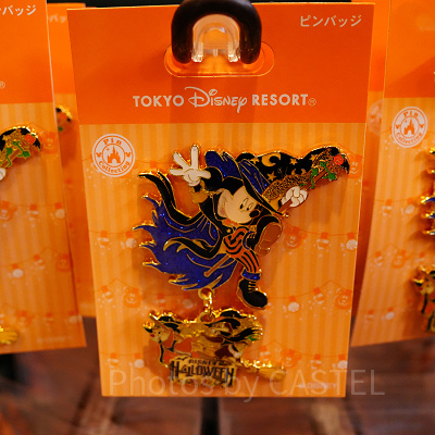 ピンバッジ（2022年ディズニーハロウィングッズ）| キャステル