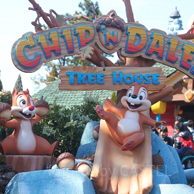 3438.昔の海外ディズニーワールドピン クリスマス チップとデール 02