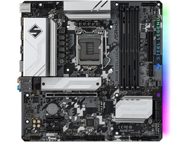 NeweggBusiness - ASRock B560M STEEL LEGEND LGA 1200 Intel B560