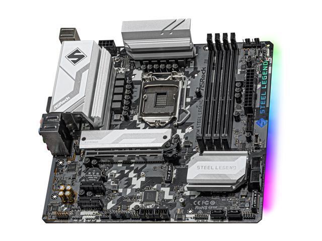 NeweggBusiness - ASRock B560M STEEL LEGEND LGA 1200 Intel B560