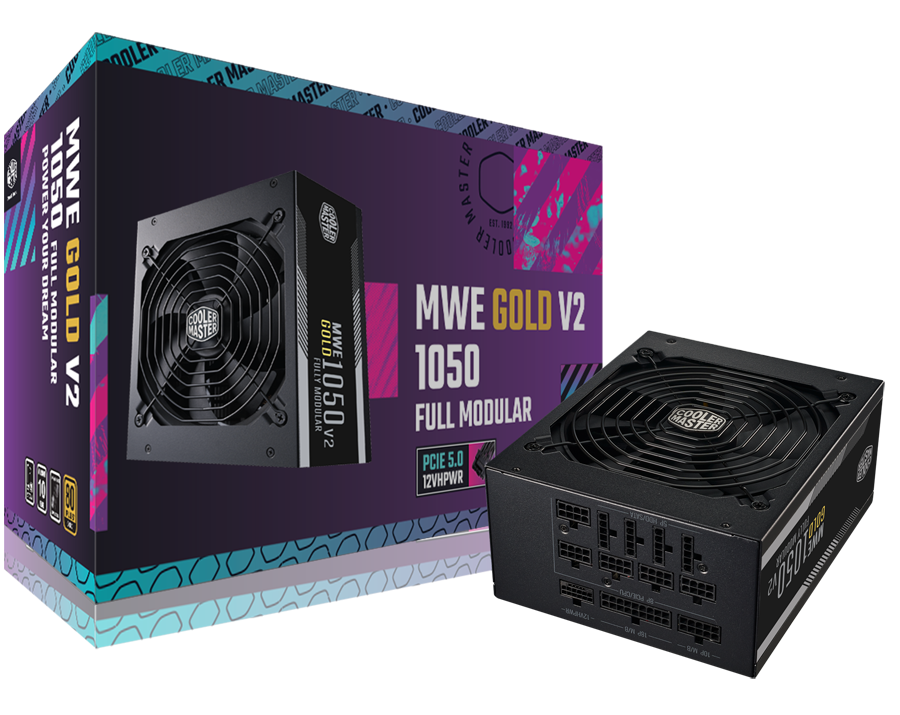 Cooler Master MWE Gold 1050 V2 ATX3.0 Fully Modular, 1050W, 80+