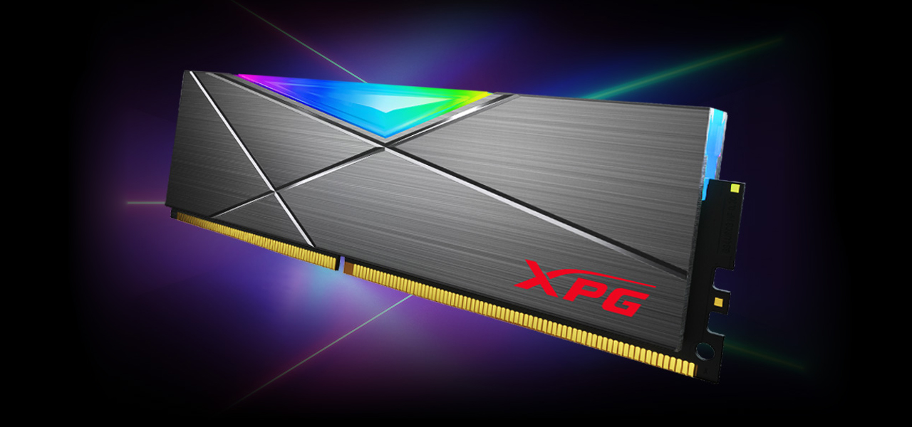 XPG SPECTRIX D50 RGB Desktop Memory: 16GB (2x8GB) DDR4 3200MHz