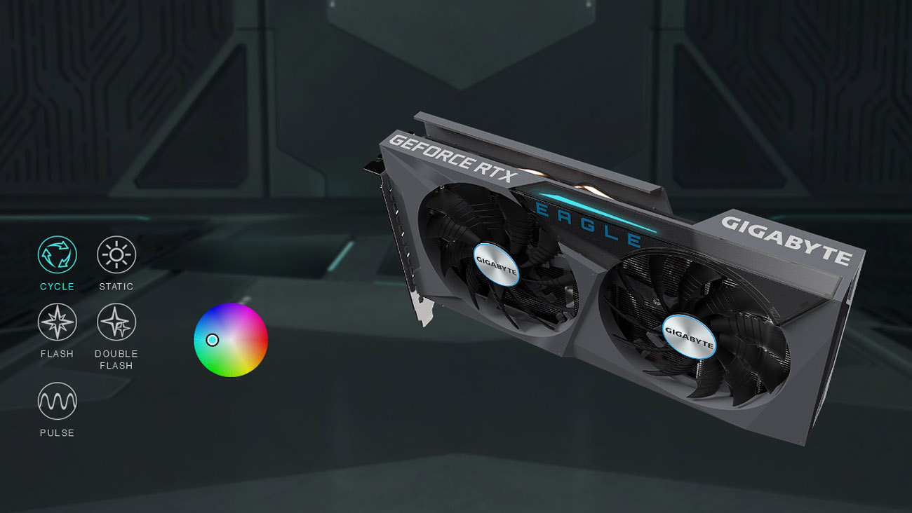 GIGABYTE Eagle OC GeForce RTX 3060 12GB GDDR6 PCI Express 4.0 ATX