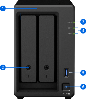 Synology 2 bay NAS DiskStation DS720+ (Diskless) - Newegg.com