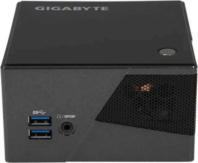 GIGABYTE GB-BXi7-4770R Black Mini-PC Barebone - Newegg.com