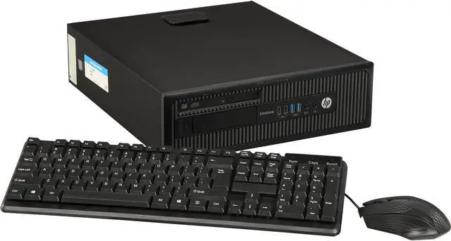 Refurbished: HP Grade A Desktop Computer EliteDesk 800 G1 Intel