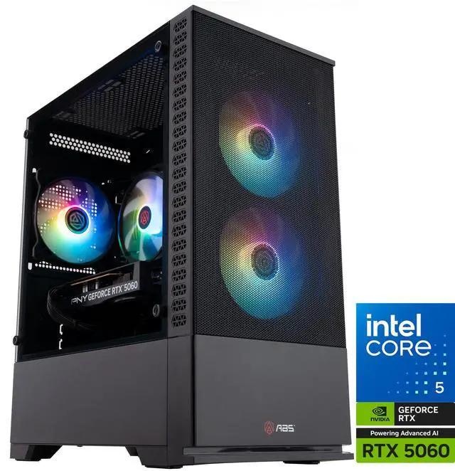 ABS Cyclone Aqua Gaming PC - Windows 11 - Intel Core 5 Processor
