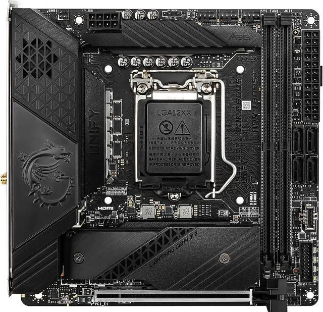 MSI MEG Z590I UNIFY LGA 1200 Mini ITX Intel Motherboard - Newegg.com