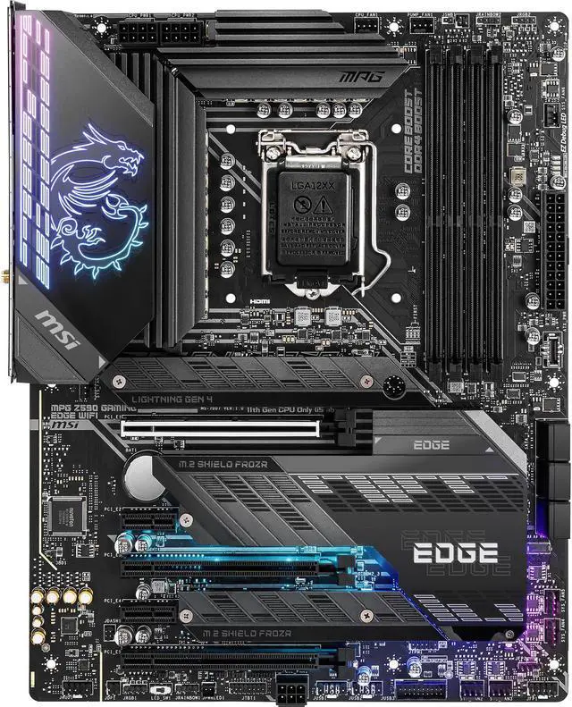 MSI MPG Z590 GAMING EDGE WIFI LGA 1200 ATX Intel Motherboard