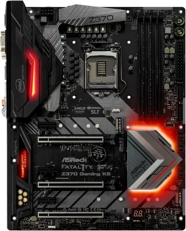 ASRock Fatal1ty Z370 Gaming K6 LGA 1151 (300 Series) ATX Intel