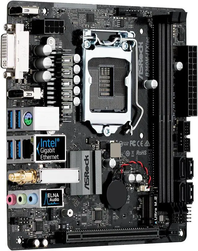 ASRock B360M-ITX/ac LGA 1151 (300 Series) Mini ITX Intel