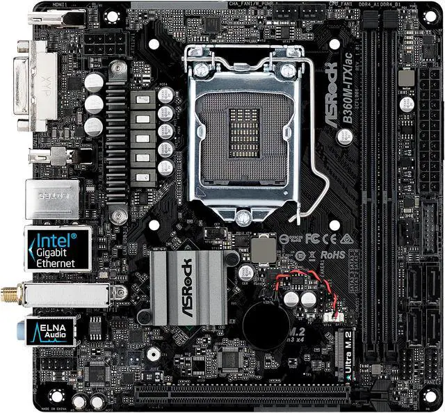 ASRock B360M-ITX/ac LGA 1151 (300 Series) Mini ITX Intel