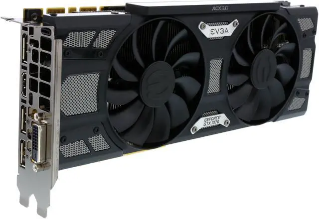 EVGA GeForce GTX 1070 SC GAMING ACX 3.0 Black Edition, 08G-P4-5173