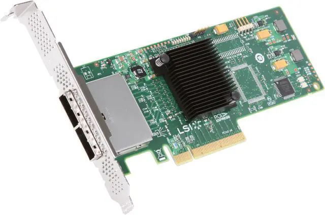 LSI LSI00188 PCI-Express 2.0 x8 SATA / SAS 9200-8e Controller Card