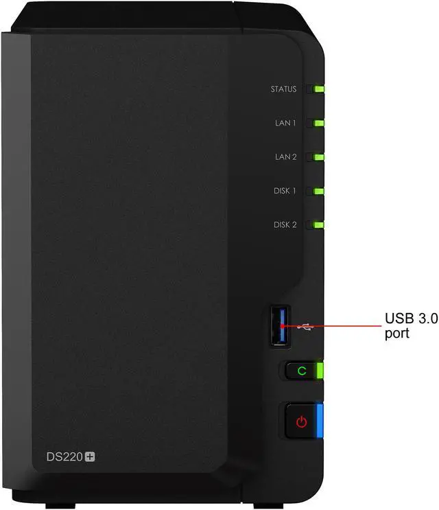 Synology 2 bay NAS DiskStation DS220+ (Diskless) - Newegg.com