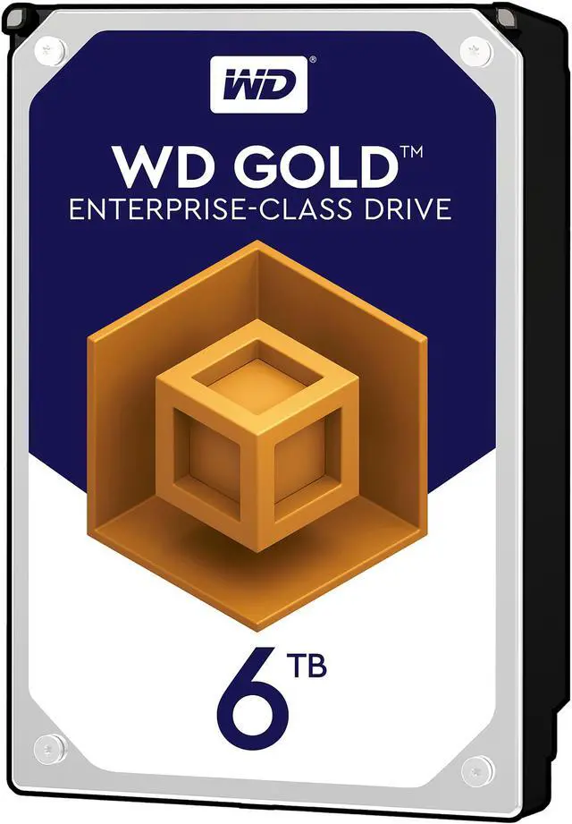 WD Gold 6TB Enterprise Class Hard Disk Drive - 7200 RPM Class SATA