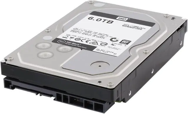 WD Black 6TB Performance Desktop Hard Disk Drive - 7200 RPM SATA