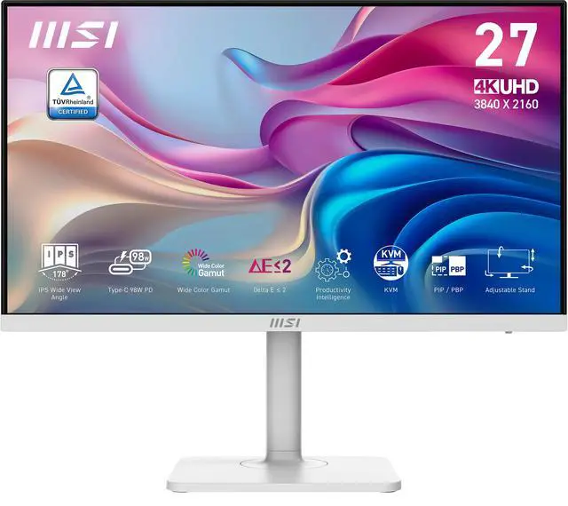 MSI Modern MD272UPHW 27-inch IPS 3840 x 2160 (UHD) Computer