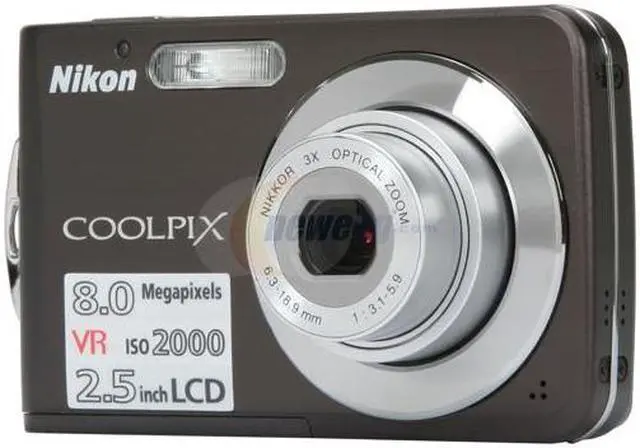 Nikon CoolPix S210 Black 8.0 MP Digital Camera - Newegg.com