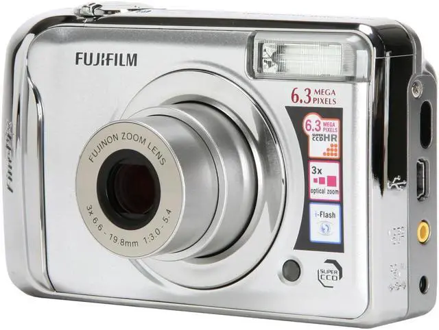 FUJIFILM FinePix A610 Silver 6.3 MP Digital Camera - Newegg.com