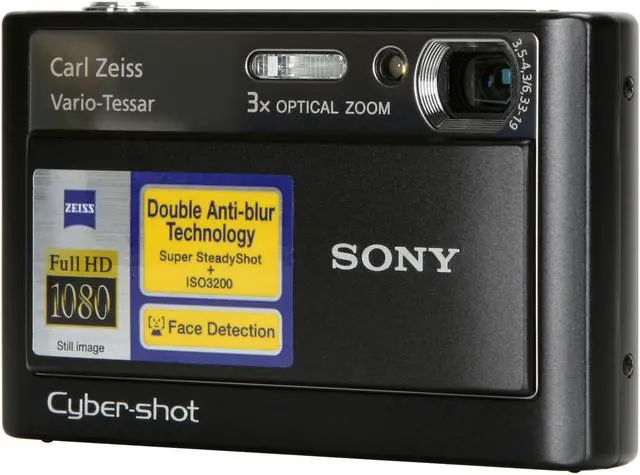 SONY DSC-T20/B Black 8.1 MP Digital Camera HDTV Output - Newegg.com
