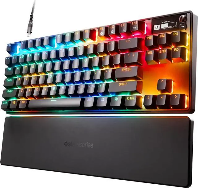 SteelSeries Apex Pro TKL HyperMagnetic Gaming Keyboard - World's