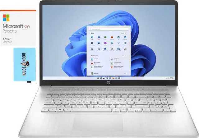 HP 17-cp0700dx Home & Business Laptop (AMD Ryzen 5 5500U 6-Core